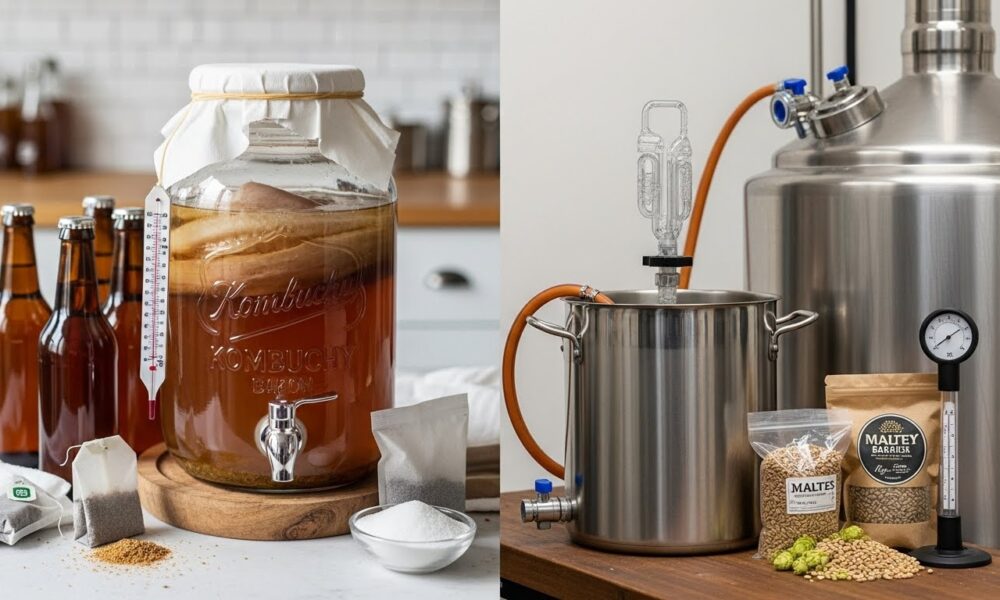 Kombucha Brewing Equipment vs. Beer Brewing Equipment
