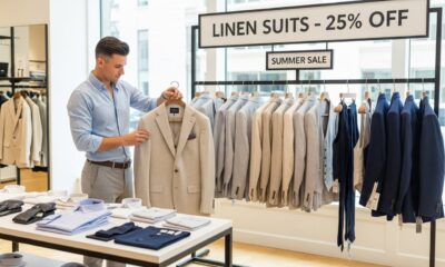 Shop Mens Linen Suits for Sale