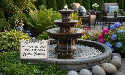 Outdoor Space Deserves a Water Feature