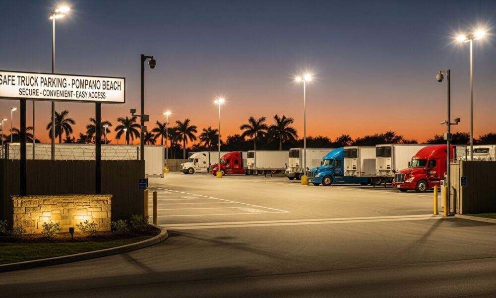 Safe Truck Parking in Pompano