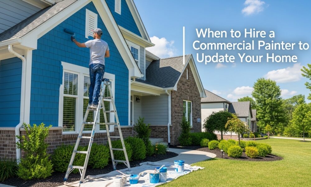 Hire a Commercial Painter to Update Your Home