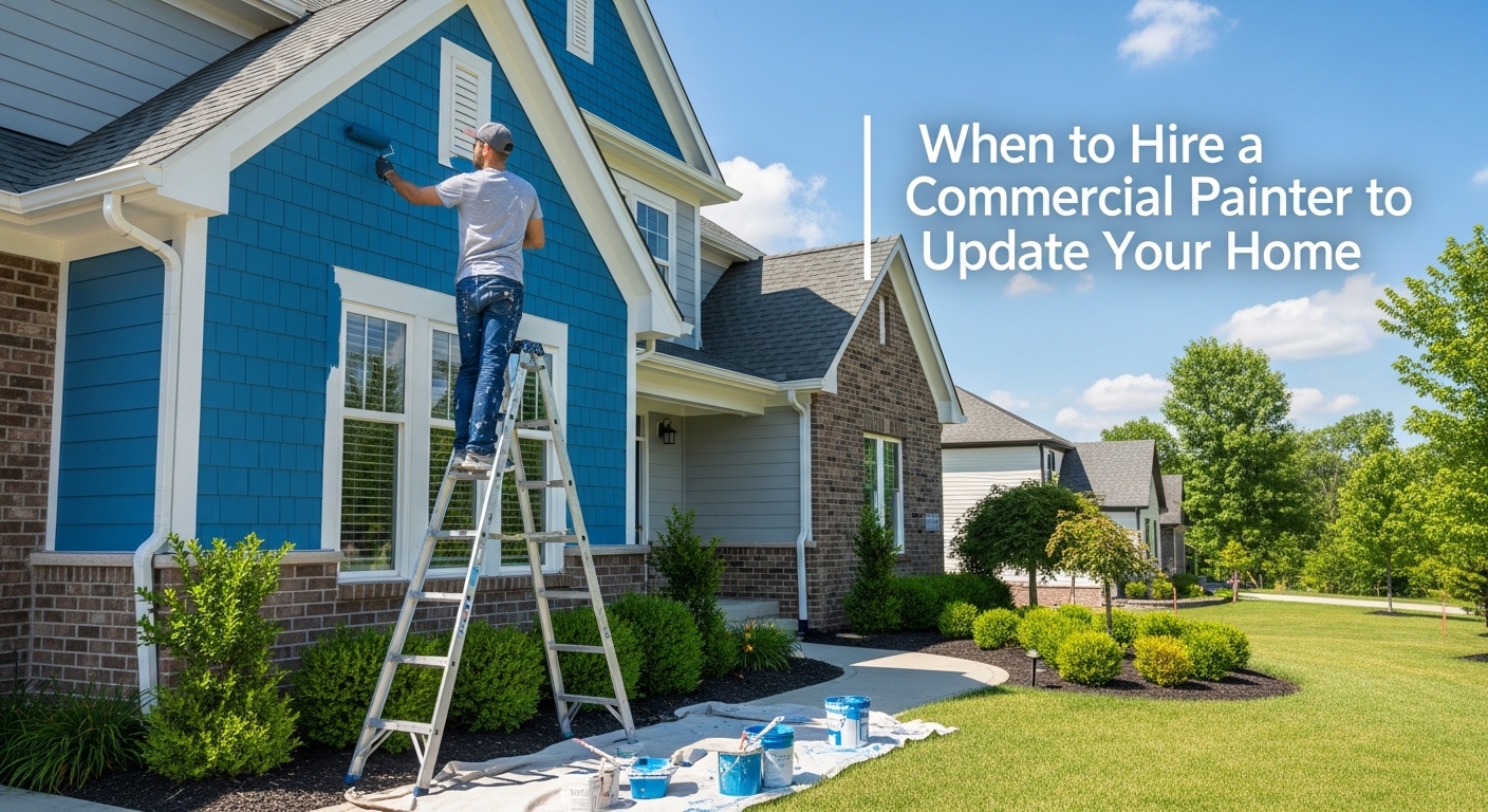Hire a Commercial Painter to Update Your Home